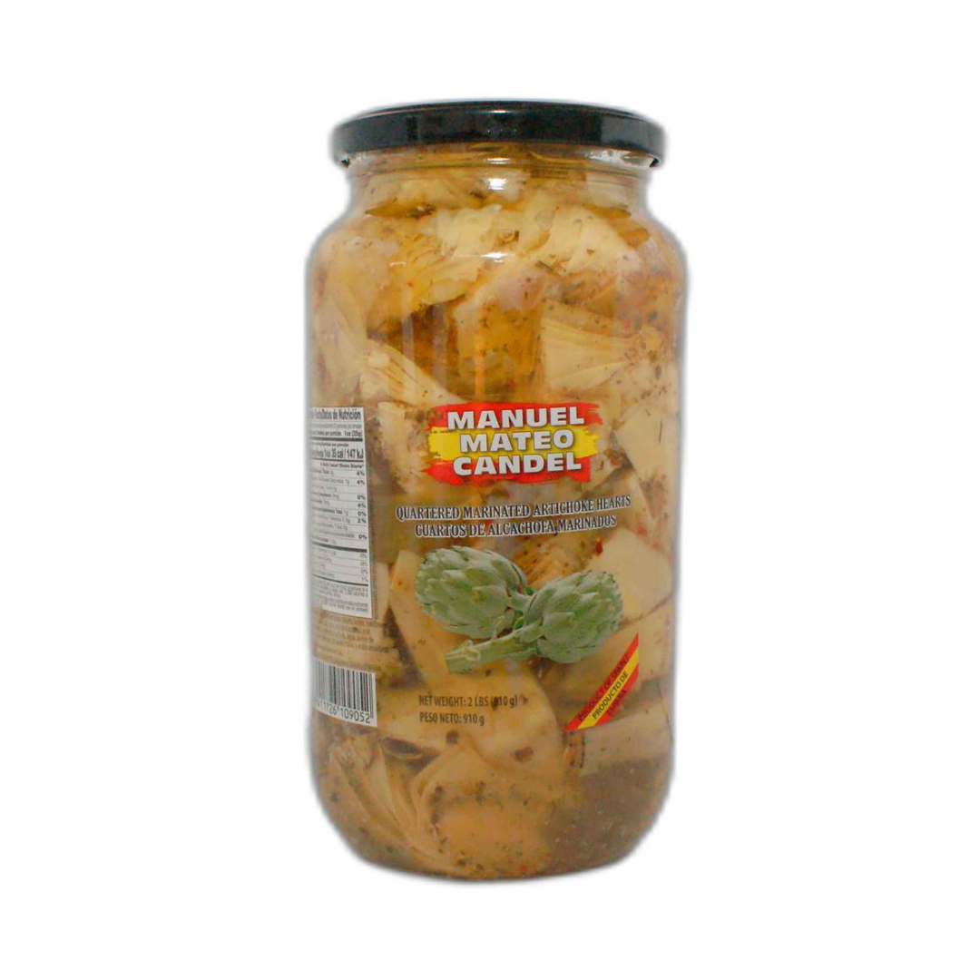 Corazones de Alcachofa Marinados Manuel Mateo Candel 910 g (32 oz)