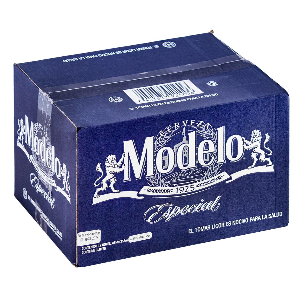 Modelo Cerveza Rubia Especial | Pack de 12 Botellas de 355 ml