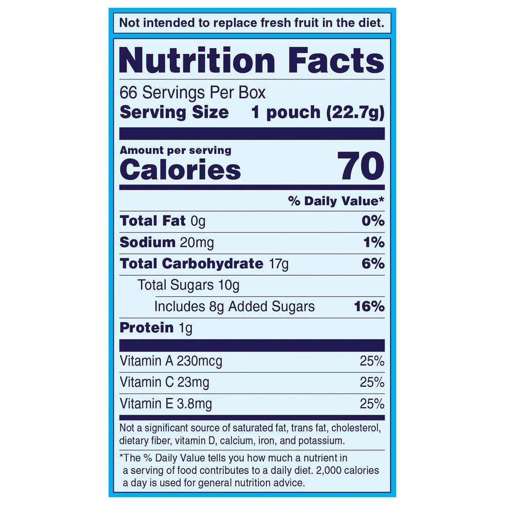 Welch's Snacks de Frutas Mixtas | 66 Unidades de 22.7 g | Golosinas Suaves