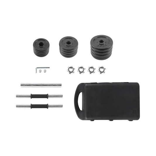 Set de Mancuernas Ajustables Phyzik con Barra | Entrenamiento en Casa