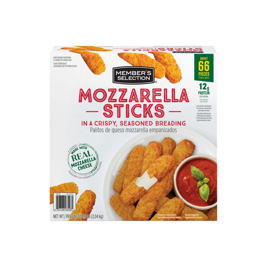 Palitos de Mozzarella Empanizados Member’s Selection 2.04 kg (4.5 lb)