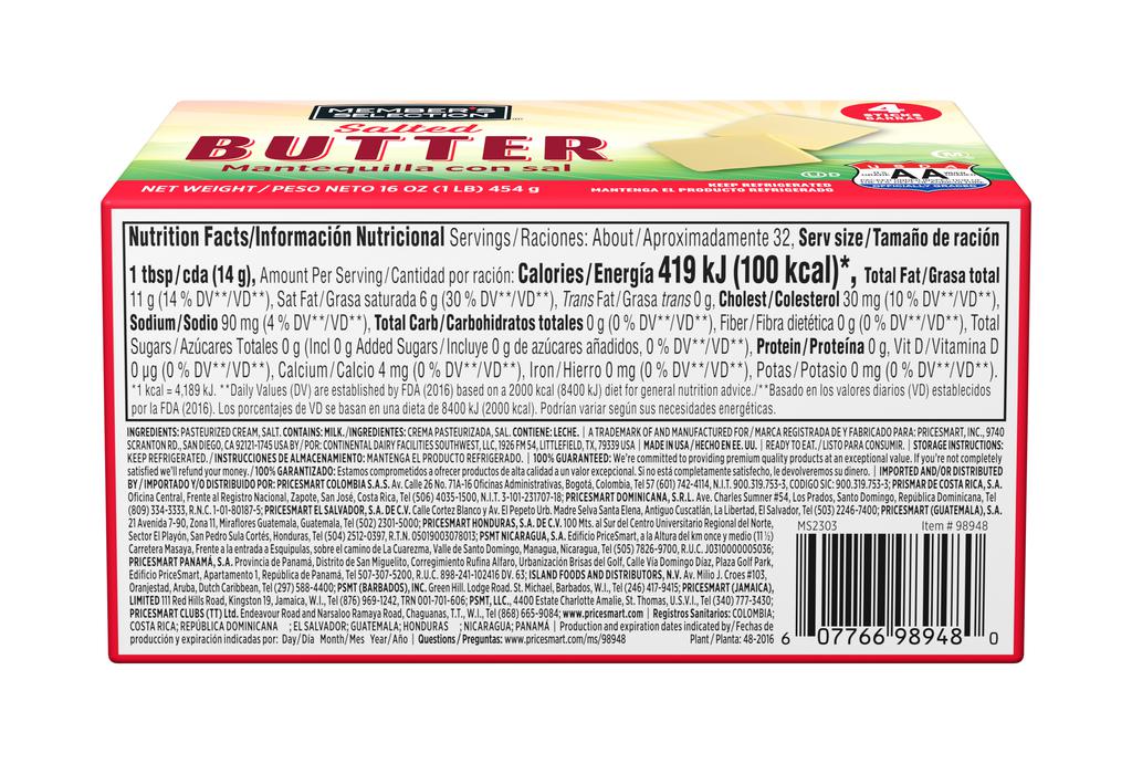 Member's Selection Mantequilla | 2 Unidades de 454 g (1 lb) | Kosher
